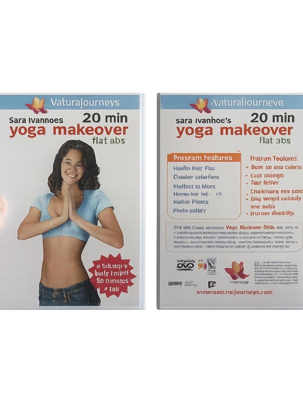 Sara Ivanhoe's‎ 20 Min Yoga Makeover Flat Abs DVD